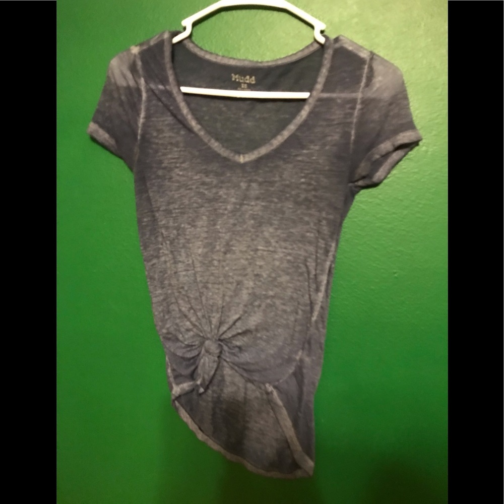 Women blue/gray tee